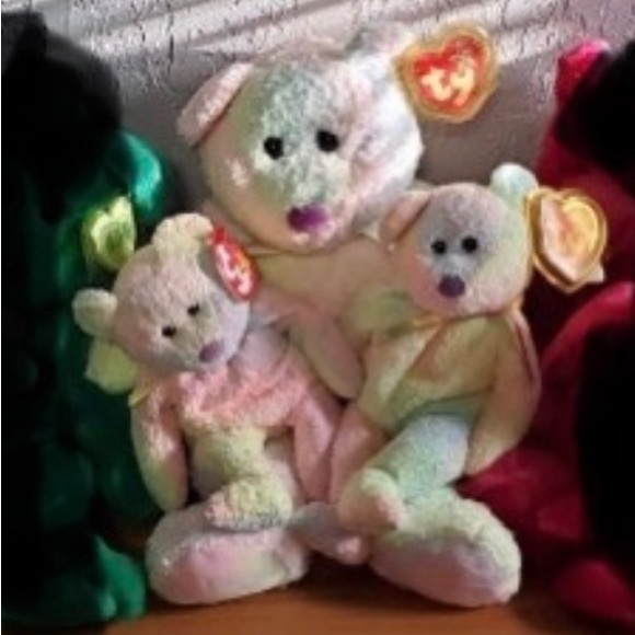 Bundle of 3 TY “GROOVY” Beanies: Buddy and Two Babies - Picture 3 of 12